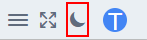 “Dark theme/Light theme” button